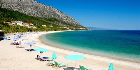 Beach nearby, white sand