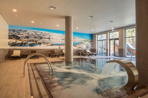 Hot tub, steam room, body treatments, aromatherapy, hot stone massages