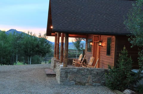 Enjoy the relaxing front porch area.