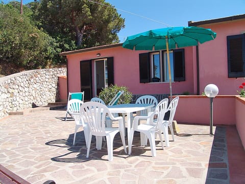 Property, House, Turquoise, Building, Patio, Real Estate, Furniture, Home, Table, Vacation
