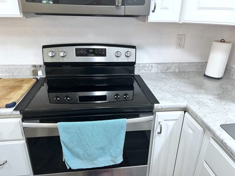 Flat top electric stove/oven.