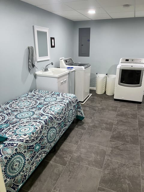 Large 2nd room has 5th Twin XL bed.