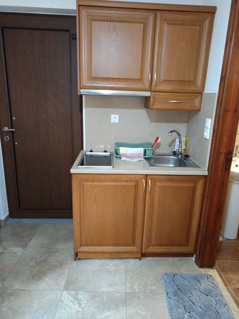 Standard Twin Room, Patio, Garden View | Private kitchen | Fridge, stovetop, coffee/tea maker, electric kettle