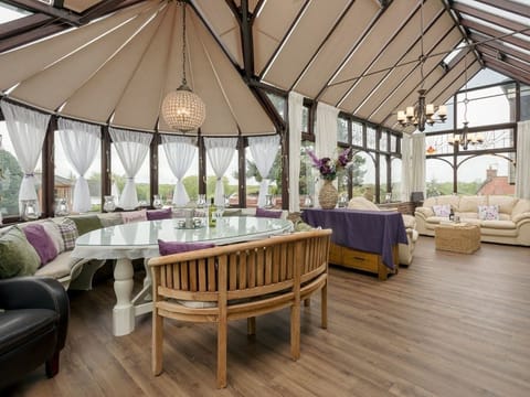Luxury Villa | Living area | Flat-screen TV, fireplace