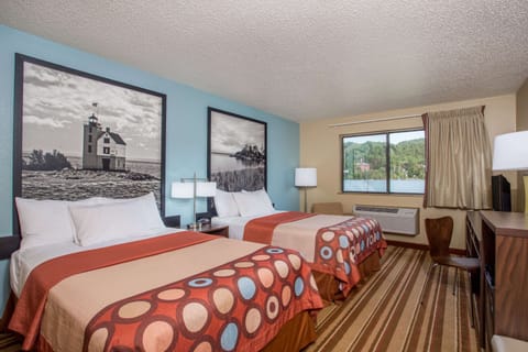 Room, 2 Queen Beds, Non Smoking | Desk, iron/ironing board, cribs/infant beds, rollaway beds