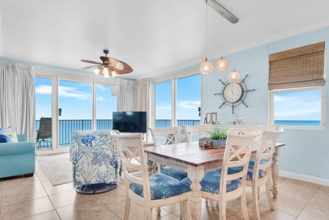 Features a huge wraparound balcony