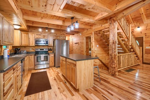 fully stocked kitchen