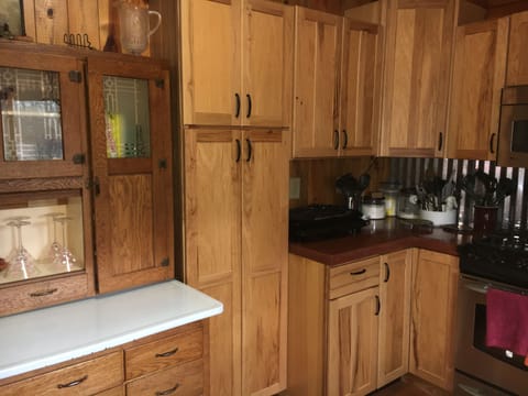 Tons of storage in the kitchen