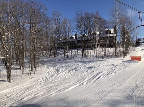 View of the condo from the ski lift!