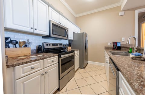 Fully stocked kitchen