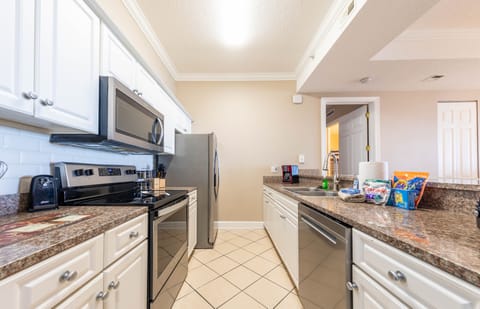 Fully stocked kitchen