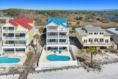 Beachside Exterior with Bay View