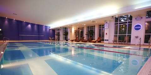 Indoor pool, open 7:30 AM to 9:00 AM, sun loungers