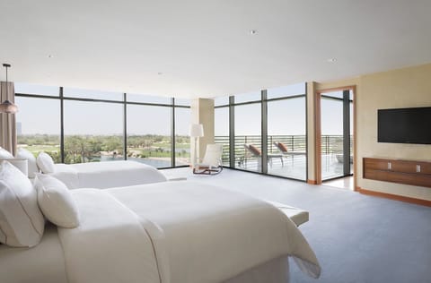 Presidential Suite - King Bed & 2 Queen Beds | Premium bedding, down comforters, minibar, in-room safe