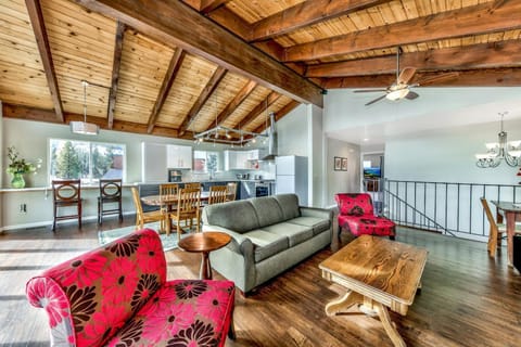 The great room is perfect for socializing