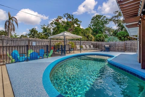 Welcome to The Palms! Fully furnished 3 bed/2 bath home with heated private pool