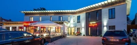 Front of property - evening/night