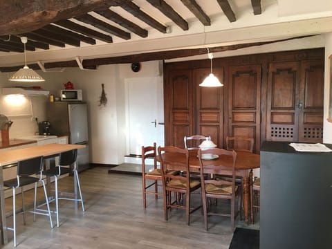 Kitchen/Dining Area & Door to Cave