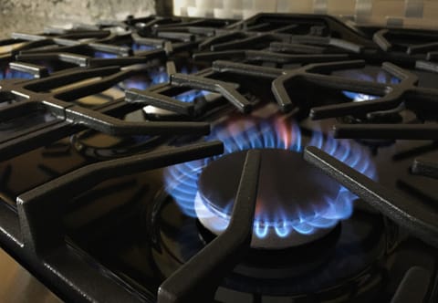 The kitchen has what you need for most every meal, should you choose to stay in