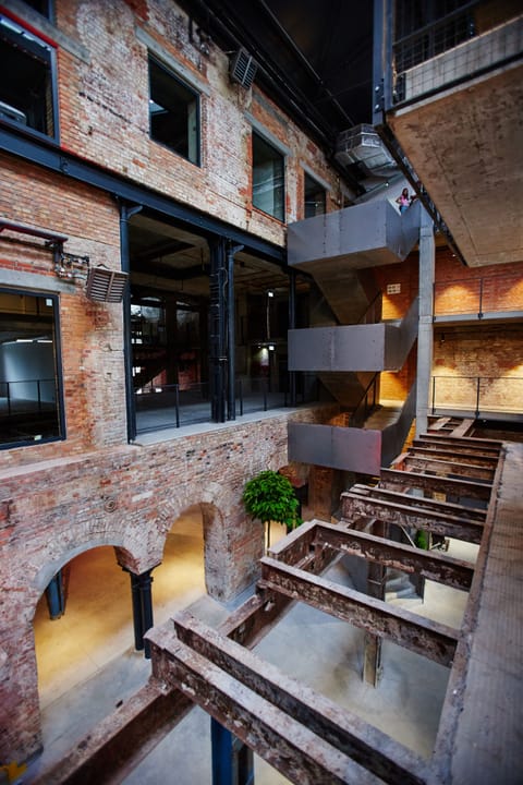 Interior entrance