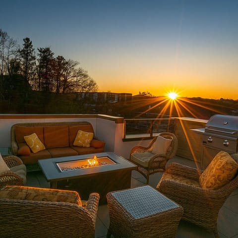 Your own private rooftop deck at Stealing Home