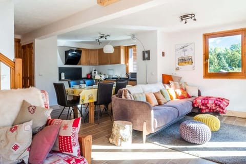 Open plan living, dining and Kitchen