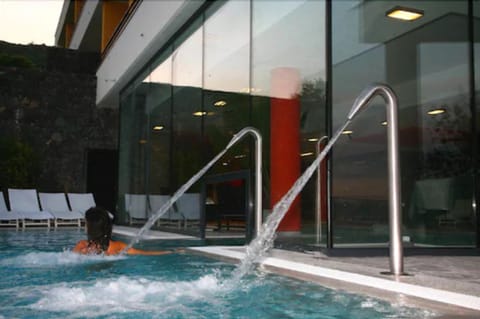 Indoor pool, outdoor pool