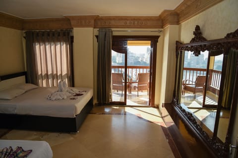 Junior Suite, Nile View | Premium bedding, minibar, individually decorated, individually furnished