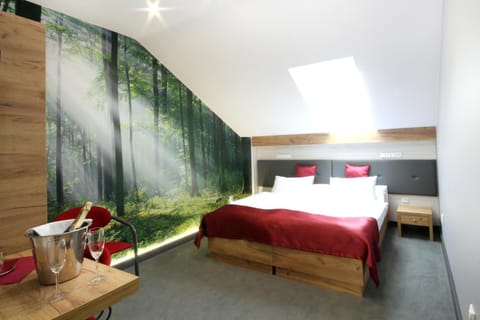 Desk, laptop workspace, blackout drapes, free WiFi