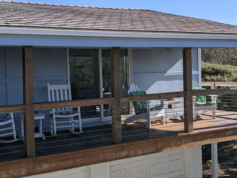 Large wrap around porch with ocean views

