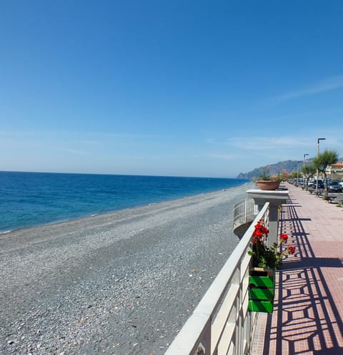 Beach nearby, black sand