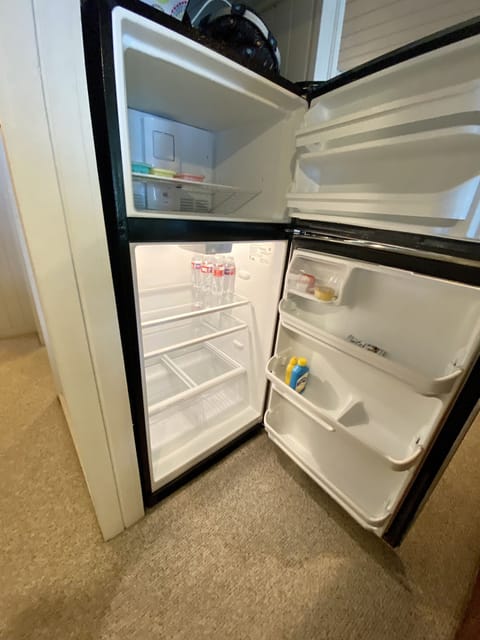 Full fridge/freezer with some waters to get you started.