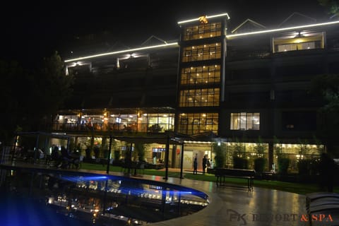 Front of property - evening/night