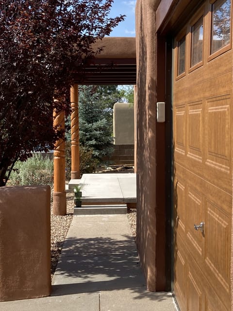 Walkway from driveway parking to porch