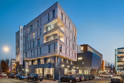 Front of property - evening/night