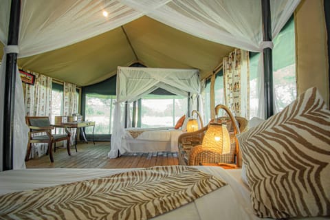 Luxury Tent | Premium bedding, down comforters, individually decorated