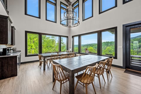 Meals taste better with a view like this