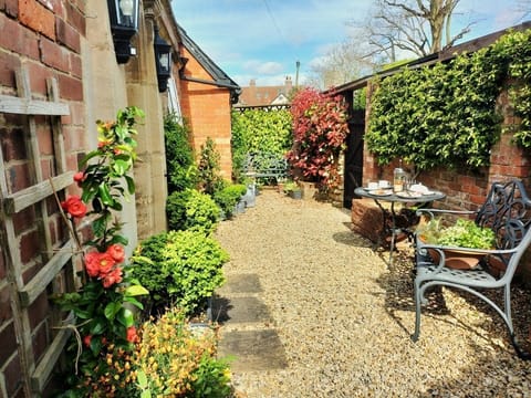 Pretty sunny private and secure courtyard garden