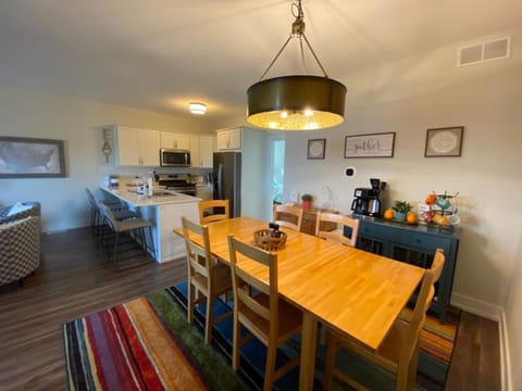 Kitchen and dining room