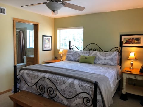 Bedroom with CAL king bed.