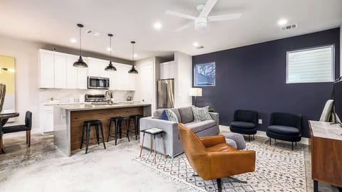 The open floor layout is perfect for entertaining