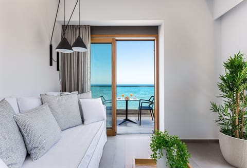 Superior Apartment, Sea View | Living area | Smart TV