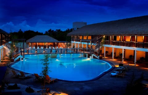 2 outdoor pools, open 8:00 AM to 8:00 PM, pool umbrellas, sun loungers
