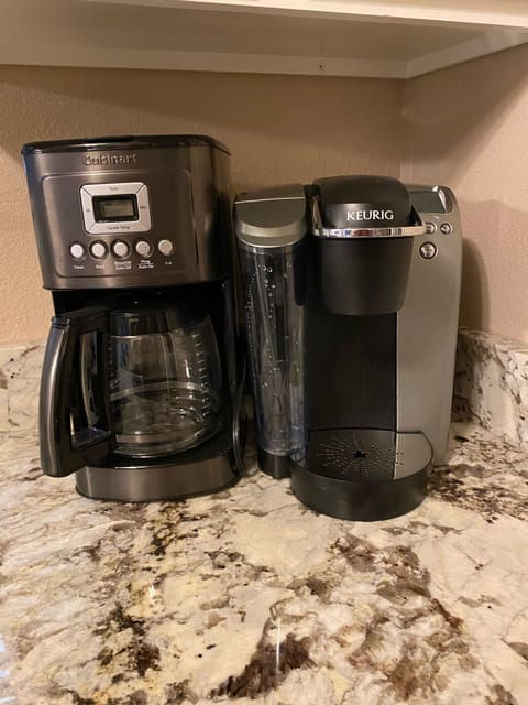 Keurig coffee pot and a regular coffee pot . Bring your favorite brand!