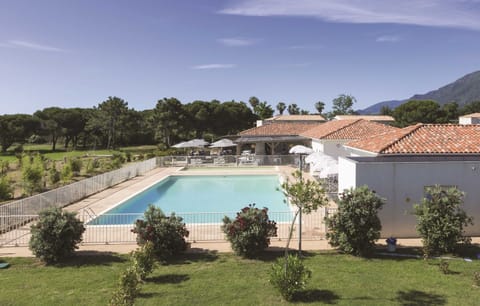 Take in gorgeous views while lounging around the on-site outdoor pool.