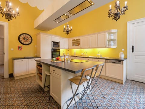 House | Private kitchen | Stovetop, highchair