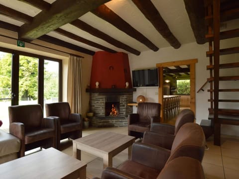 House | Living area | Fireplace