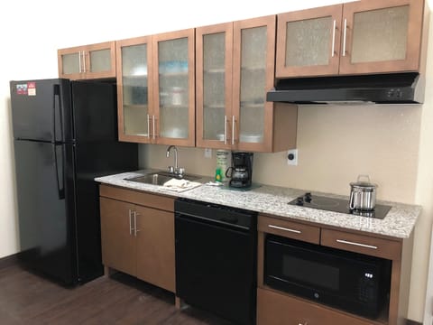 Individually furnished, desk, laptop workspace, blackout drapes