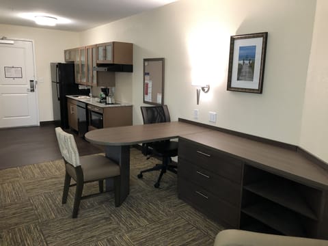 Studio Suite, 2 Queen Beds, Accessible Bathtub (Mobility) | Individually furnished, desk, laptop workspace, blackout drapes