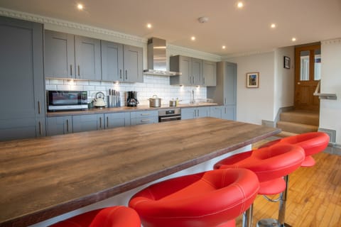 Kitchen and breakfast bar, The Five Turrets, Scottish Borders